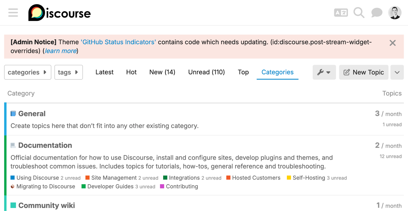 Final warning when a deprecation is unresolved