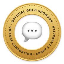 Discourse, official gold sponsort of the unicode consortium