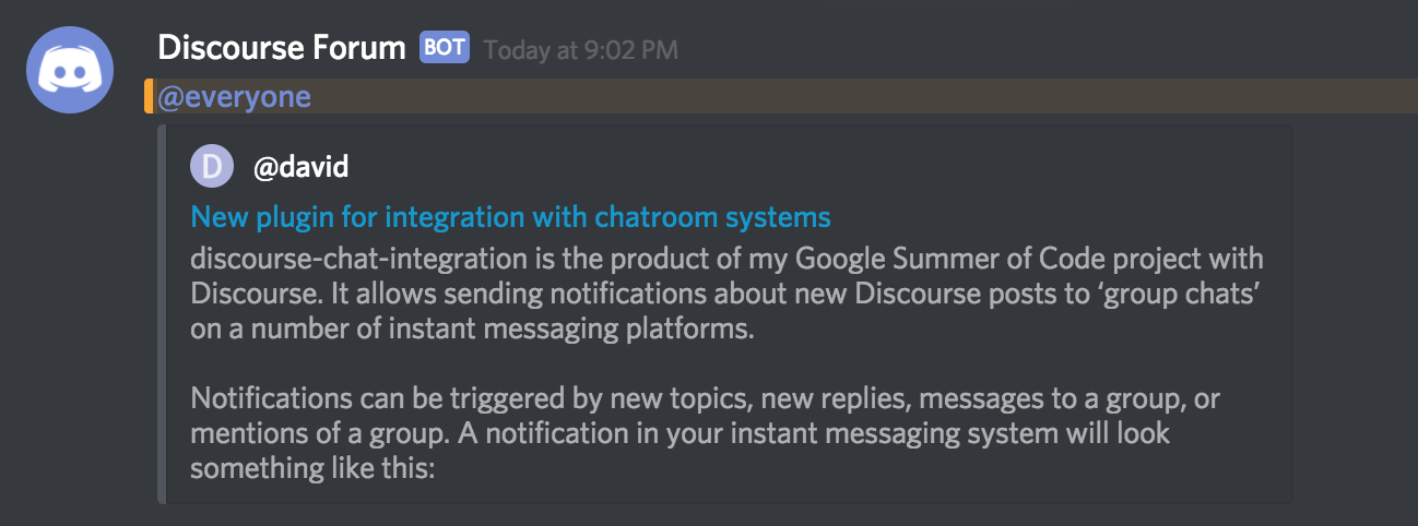 Discord in Project Week