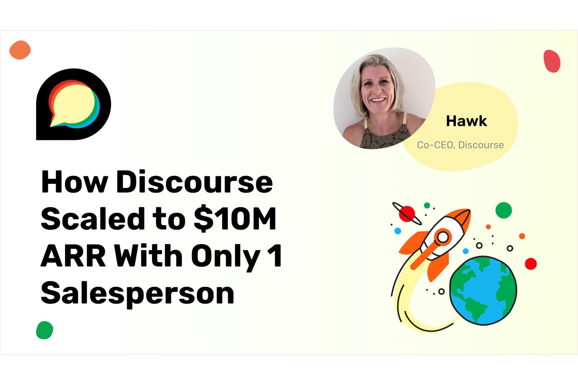How Discourse Scaled to $10M ARR With Only 1 Salesperson