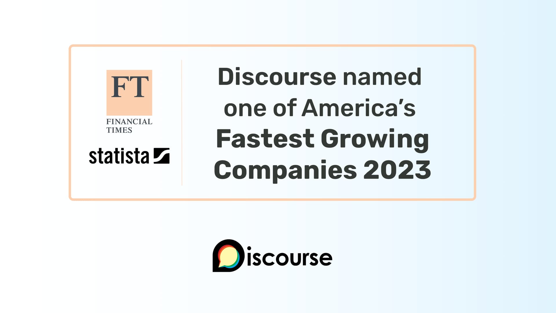 Discourse Named One of the Americas' Fastest Growing Companies