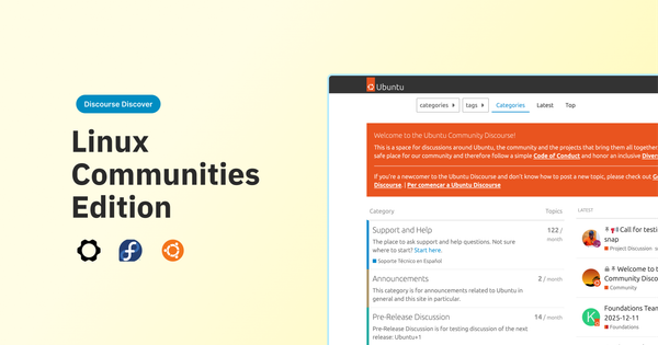 Discourse Discover: Linux Communities